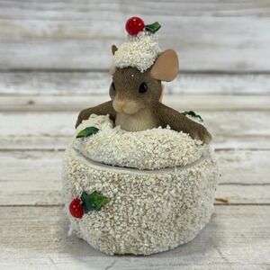 Charming‎ Tails Figurine ~ Snow Angels Lidded Box ~ 93/483  Fitz and Floyd